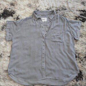 Women's Pistola blue and white striped shirt